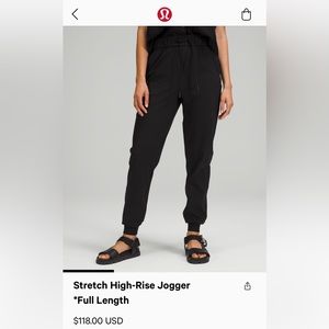 Lululemon Stretch High-Wasted Jogger